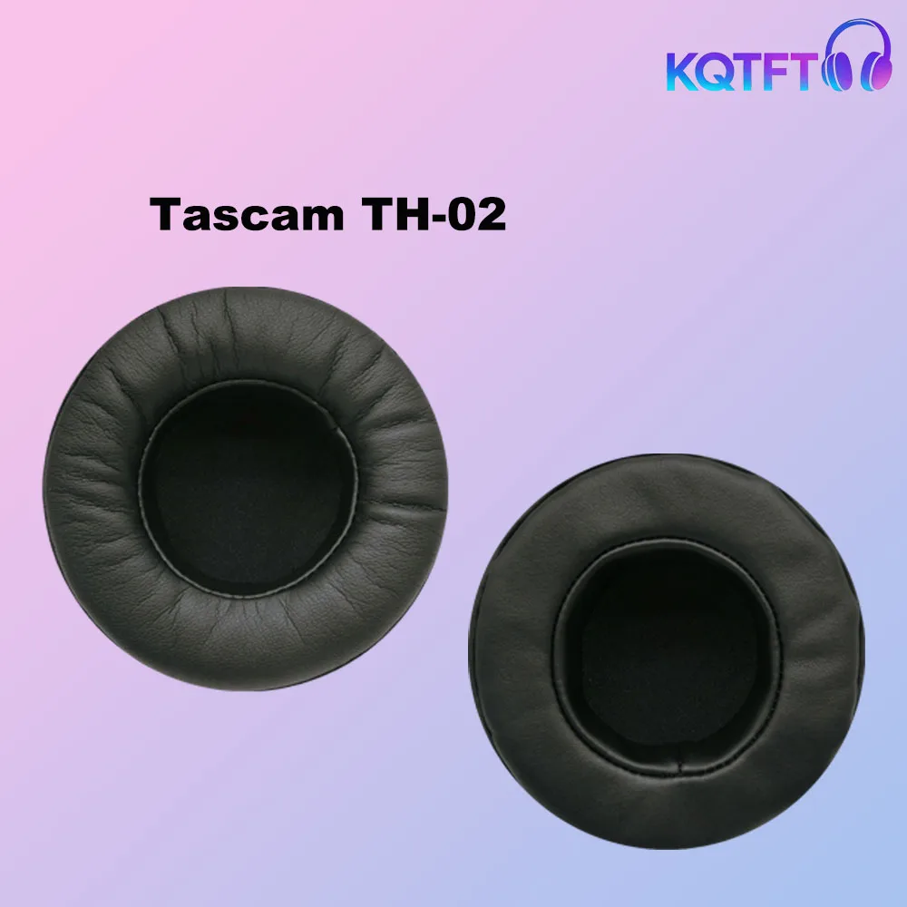Replacement Ear Pads for Tascam TH-02 Parts Leather Cushion Velvet Earmuff Headset Sleeve Cover