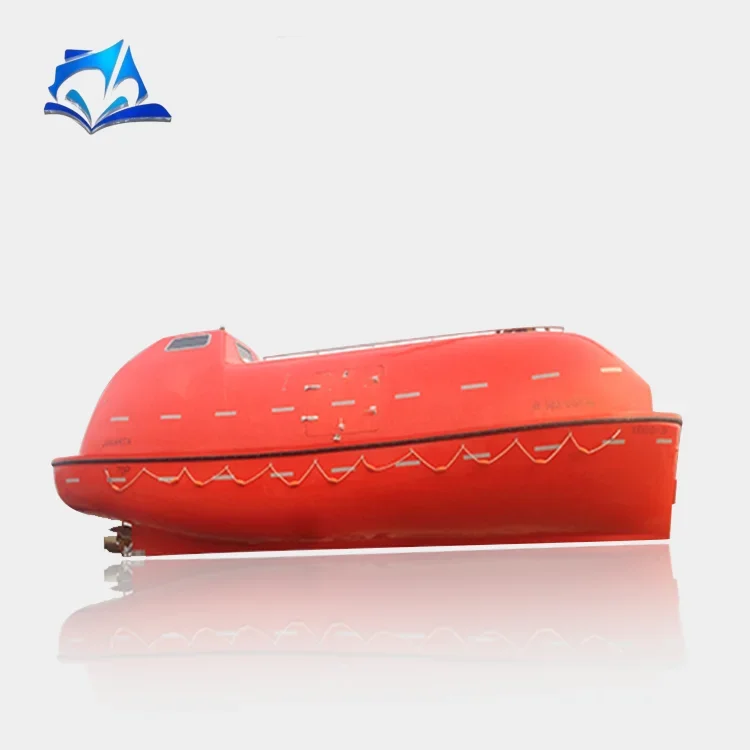 5M 25P totally enclosed lifeboat fire proof with gravity luffing arm davit