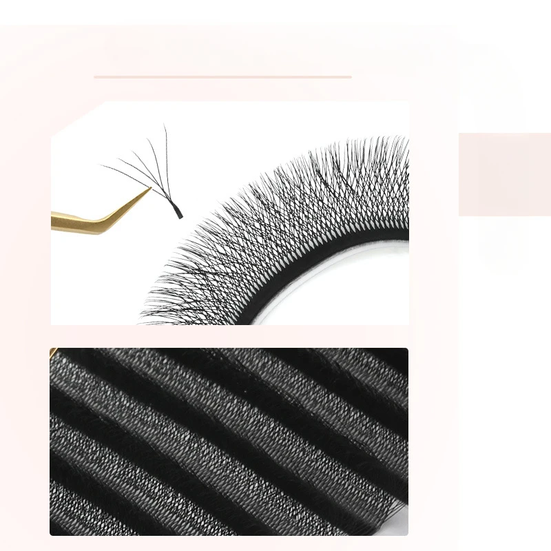 Lashes Bloom 3D 4D 5D 6D Florescimento Automática Fãs Pré-fabricados Extensões de Cílios Cílios Individuais