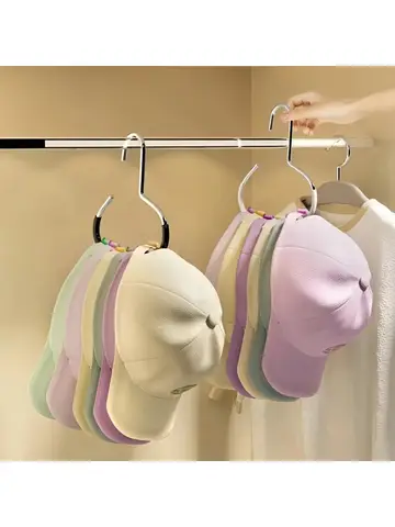 1/2/5pcsVersatile Manganese Steel Round Hook - Perfect for Hats, Ties, Scarves & Bags, Strong Load-Bearing, Non-Deformable