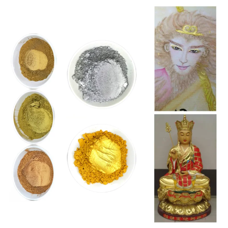 Ultrafine Copper Gold Powder Imitating Ancient Pigment Crafts/Buddha Statues/sculpture Models/art Painting Decoration Materials