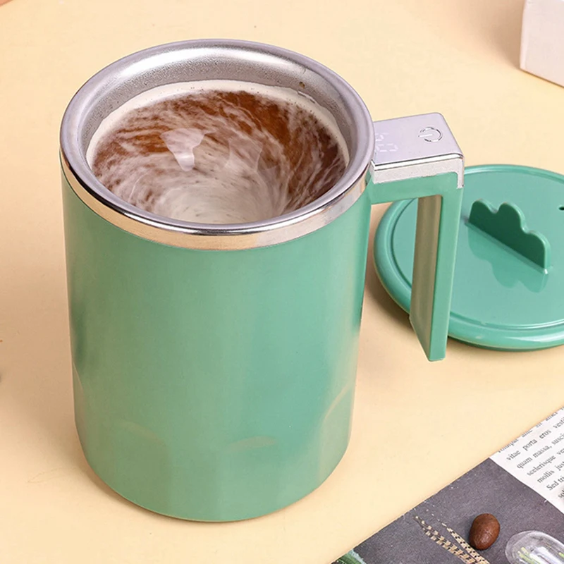 BAAG-350Ml tasse magnétique à agitation automatique modèle Rechargeable tasse à café à agitation tasse à agitation électrique tasse rotative paresseuse A