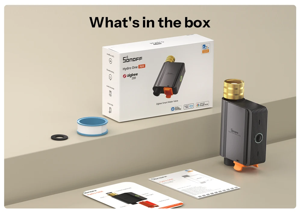 SONOFF SWV-ZFE Hydro Series Hydro ONE Zigbee Smart Wasserventil mit Durchflussmesser SWV Duale Kommunikationsmodi Wasserdaten-Einsichten – Detail 16