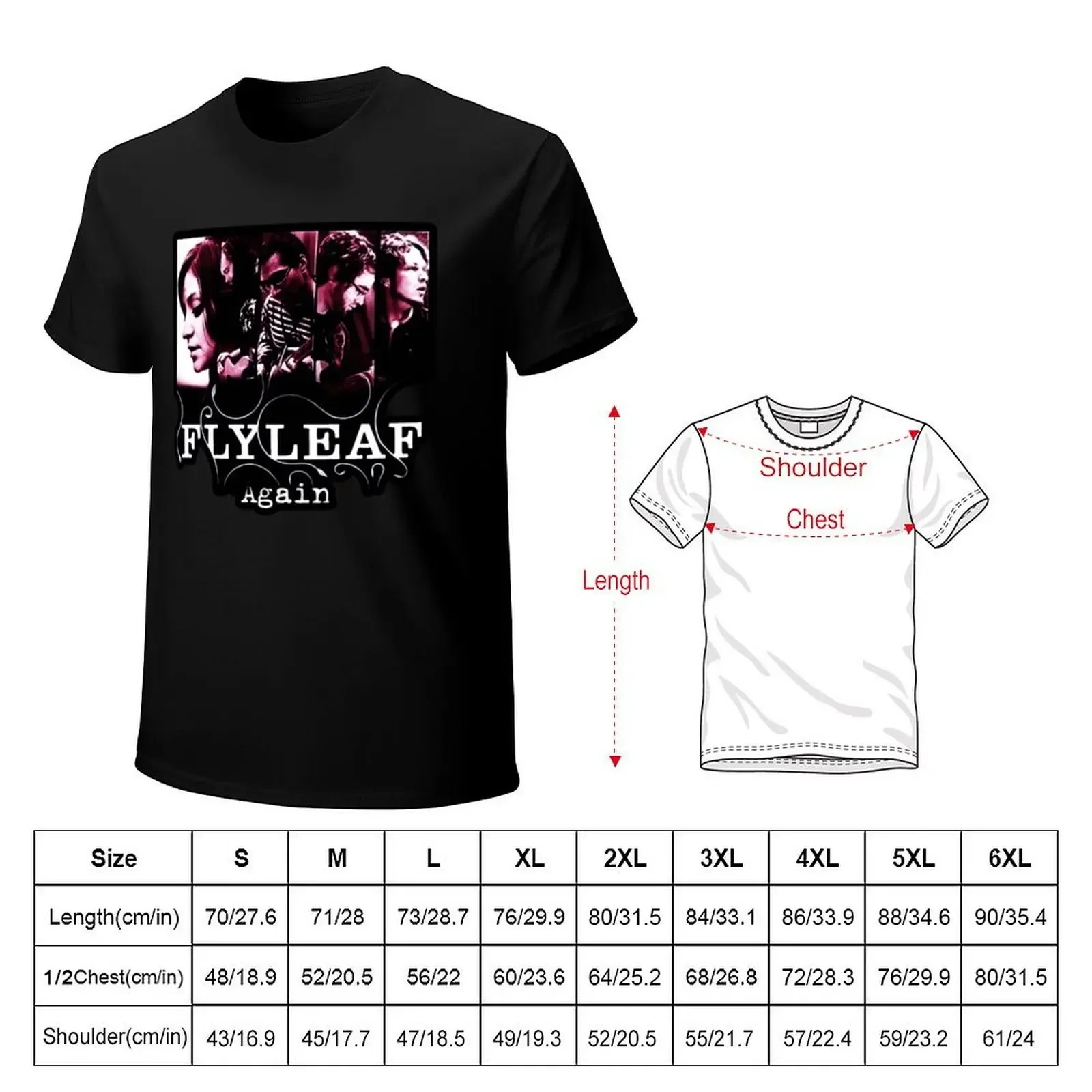 flyleaf again and again happen T-Shirt anime t shirts vintage plain t shirts men