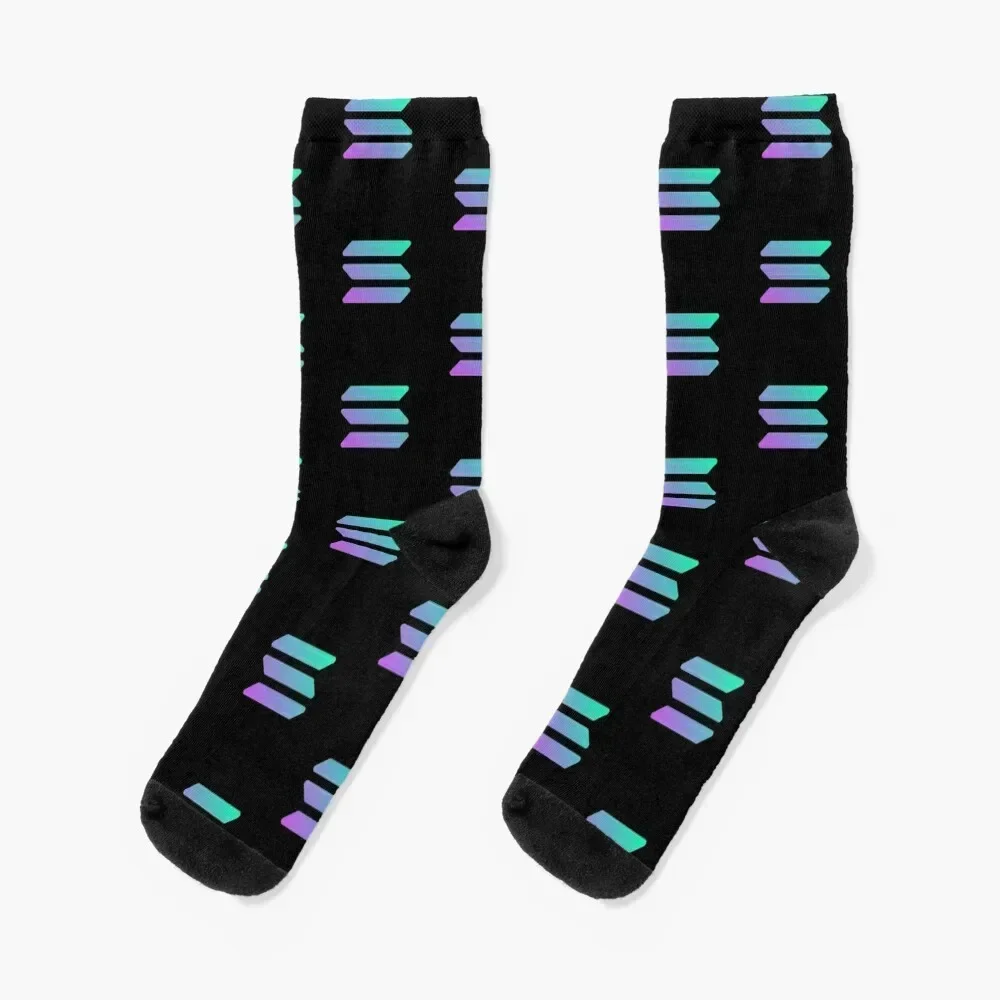 Solana cryptocurrency - Solana SOL Socks retro Stockings tennis Socks Male Women's