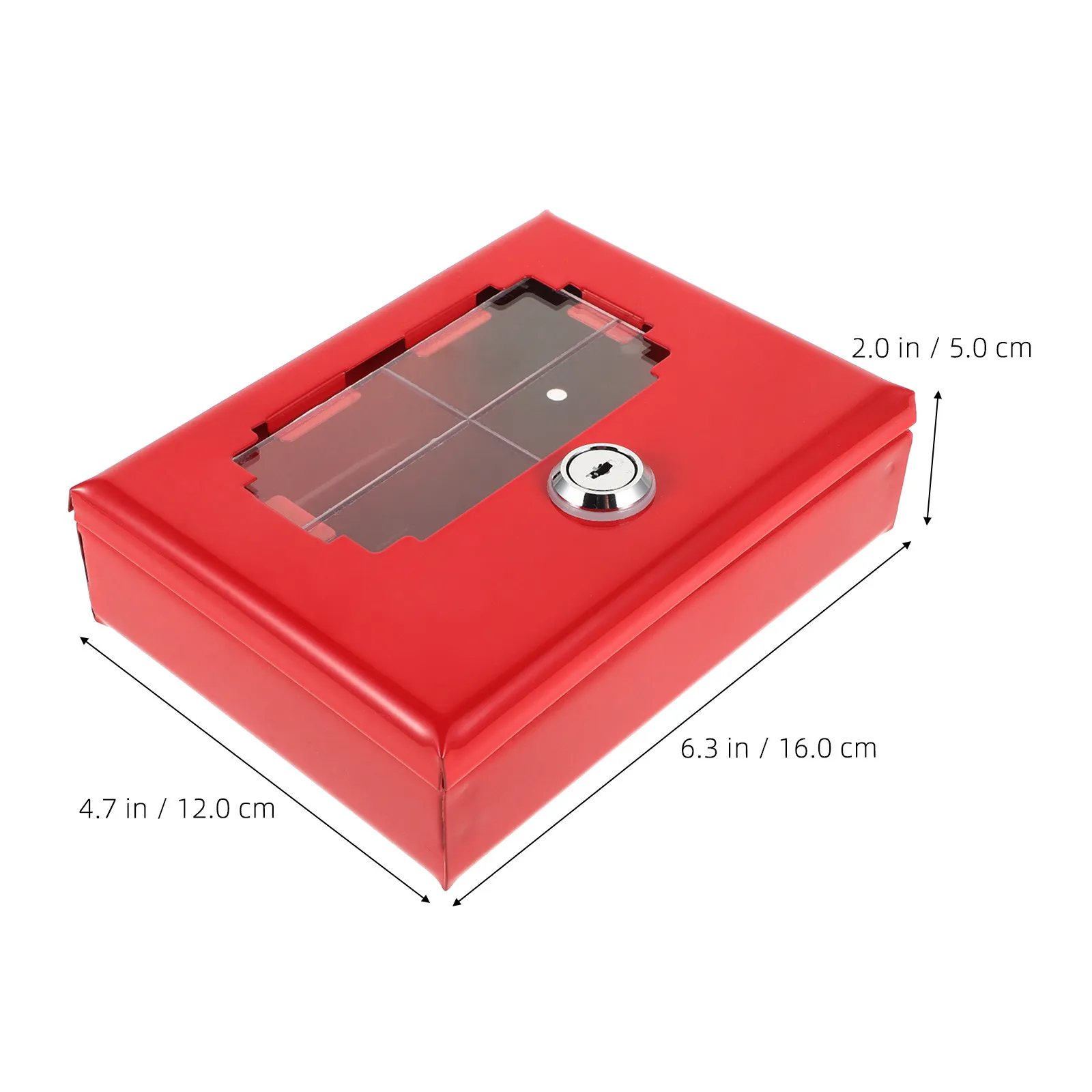 Fire Door Emergency Key Lock Box Wall Mount Robust Weather Resistant Key Storage Container for Cards Tools Outdoor Safety