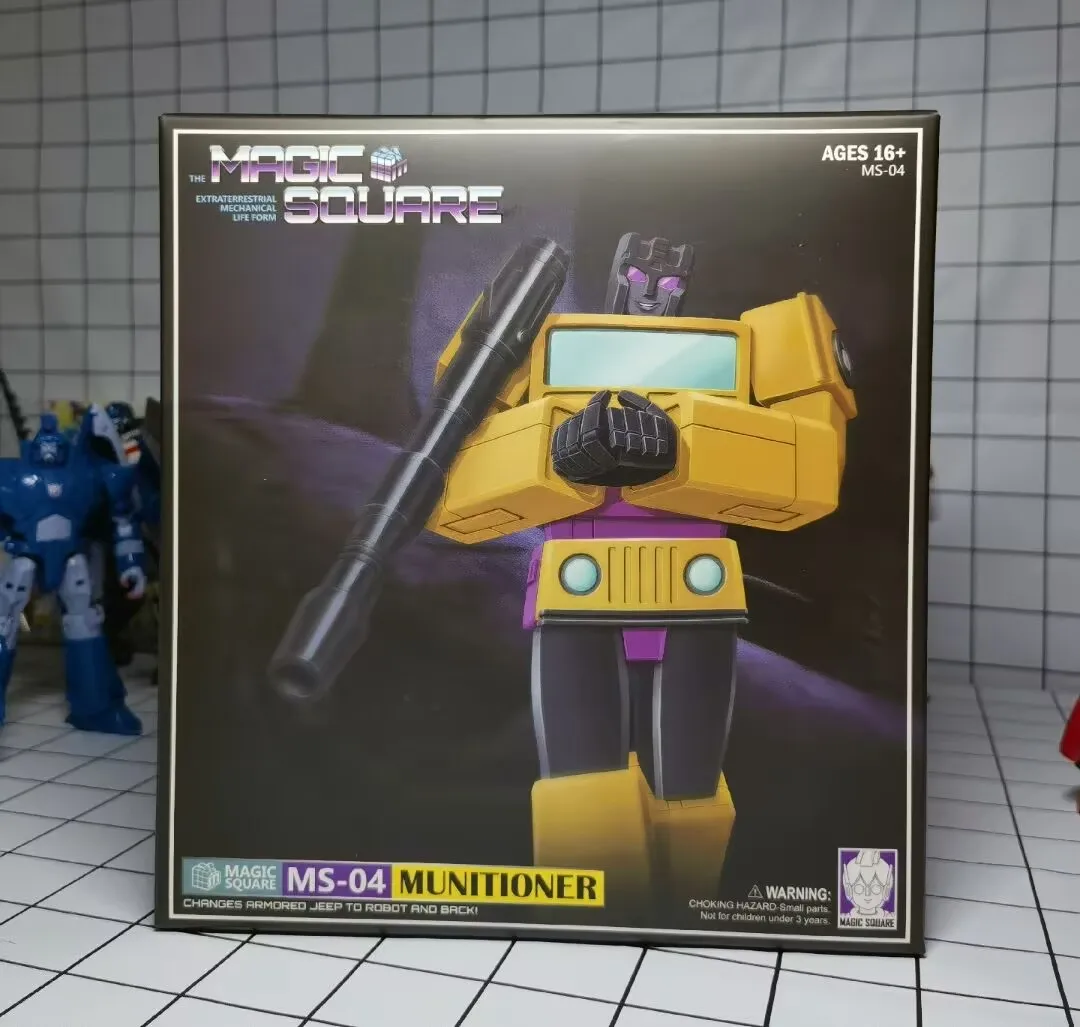 

MS-TOYS MS-04 MS04 Swindle Munitioner Anime Model MP Scale Transformation Robot Action Figure Toy For