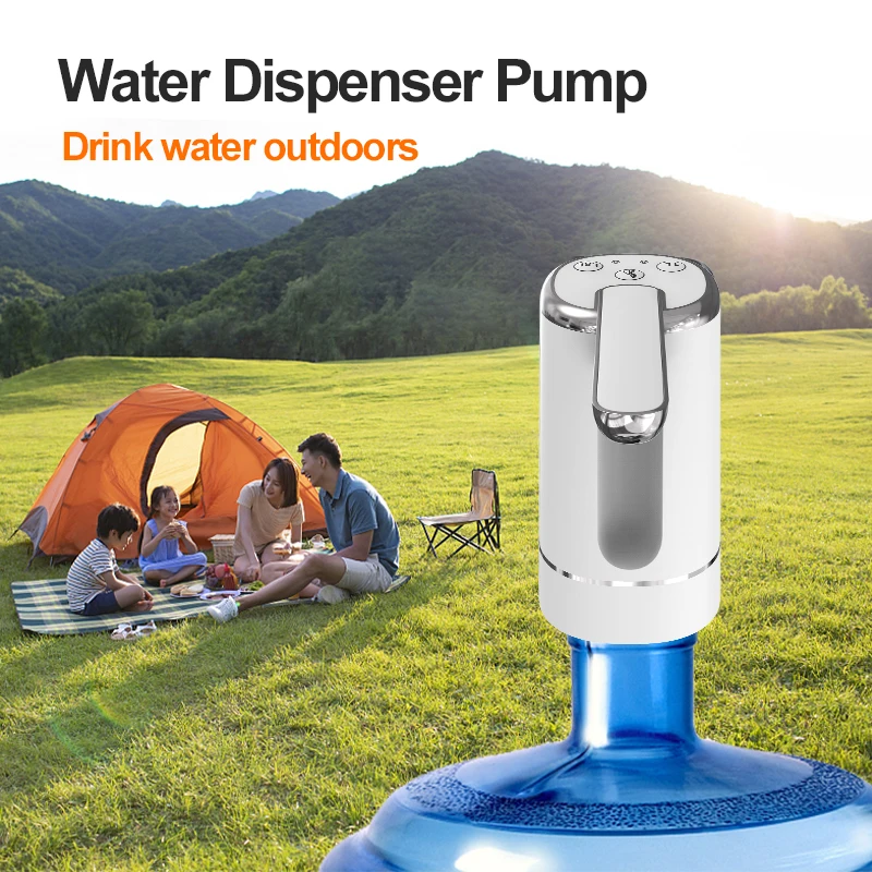 Water Dispenser Water Pump Electric Bottle Pump Mini Portable Water Pump Usb Foldable Household Automatic Water Dispenser