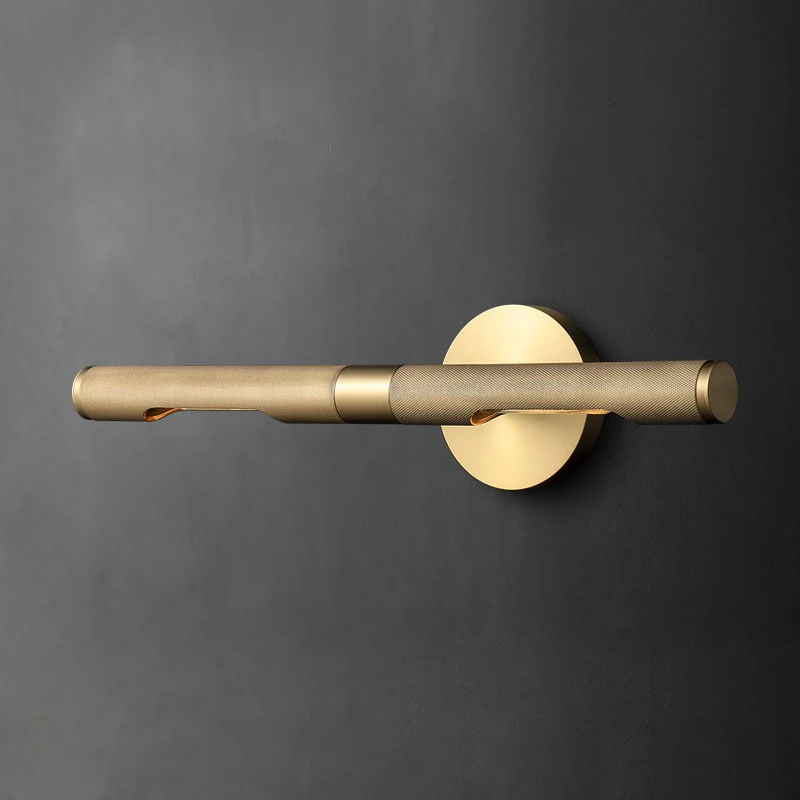 AB Luxury Brass Bathroom Vanity Mirror Wall Mounted   Lighting Fixture Over Mirror Decor Wall Sconce LED Picture Light