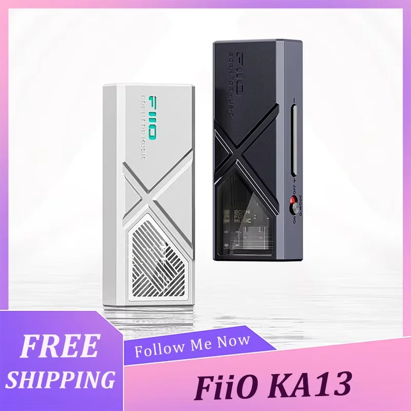 FiiO KA13 DAC Headphone Amplifier Desktop USB DAC AMP Headphone Power Amplifier Portable 550mW High Power Dual CS43131 Custom