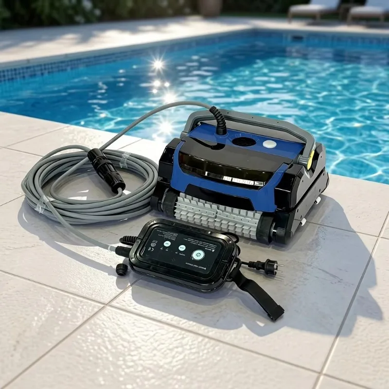

Automatic pool cleaning robot filter vacuum cleaner underwater cleaning wired