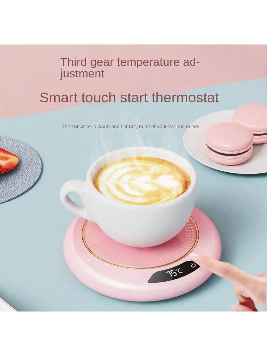 USB Heated Coasters, Thermostatic Coasters, Heaters, Office Smart Drink Heaters, Suitable For Most Cups. Outdoor Camping Picnic