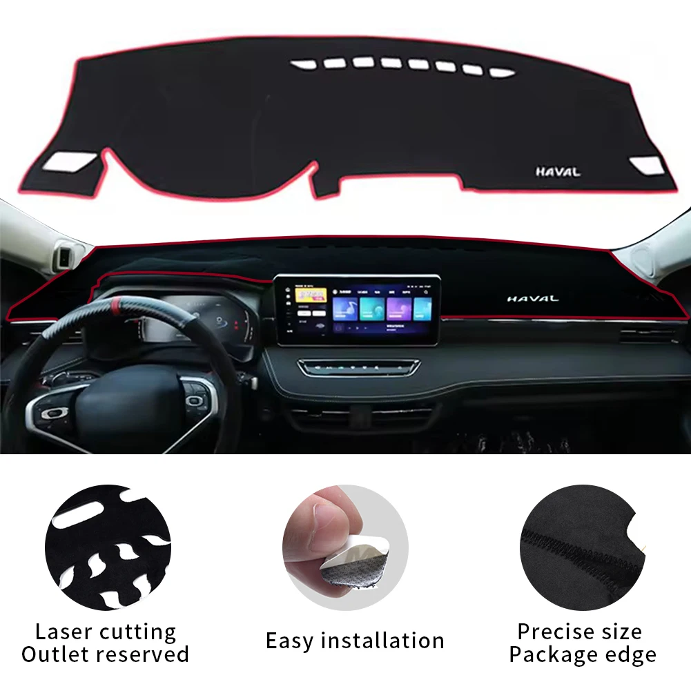 for Haval Jolion 2024 2023 2022 2021 Car Dashboard Mat Sunshade Protective Carpet Dash Pad  Dashmat