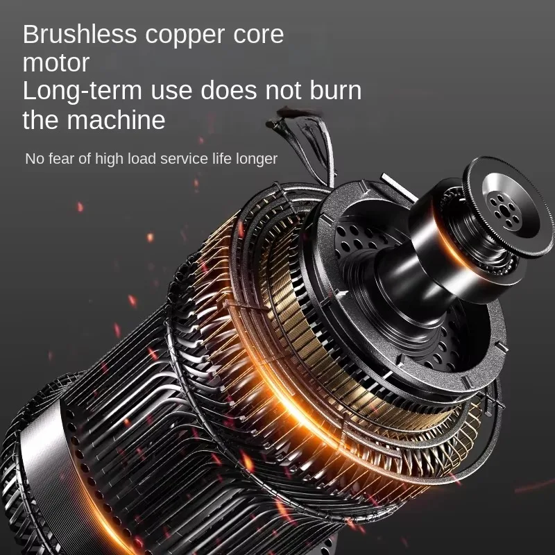 เครื่องเป่าลมไร้สายเกรดอุตสาหกรรม มอเตอร์ไร้แปรงถ่าน ใช้พลังงานแบตเตอรี่ลิเธียม กำลังแรง สำหรับเป่าใบไม้ หิมะ และฝุ่น