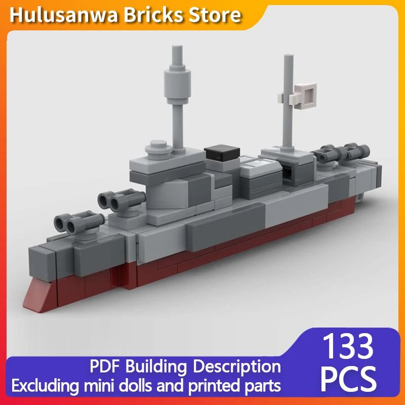 

HMS Warspite WW2 Военные сосуды Модель MOC Строительные кирпичи Военное оборудование Модульные технологии Подарки Праздничная сборка Детская игрушка