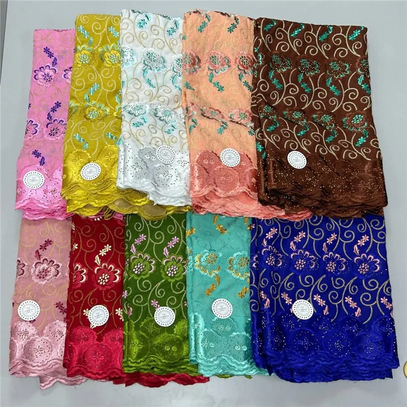 Heavy Industry Color Lace Embroidery Flower Fabric