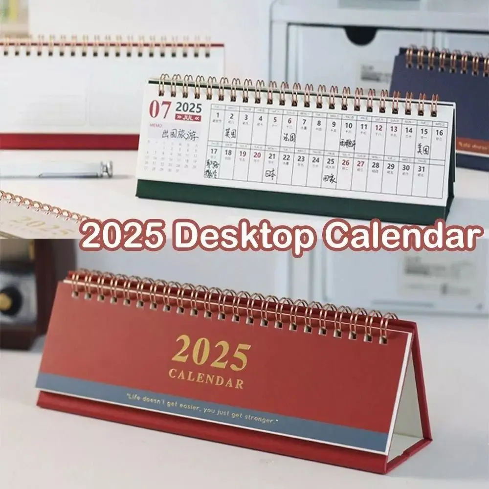 New 2025 Planning Desktop Calendar Organizing Daily Monthly Schedule Table Decor Desktop Calendar Organizing