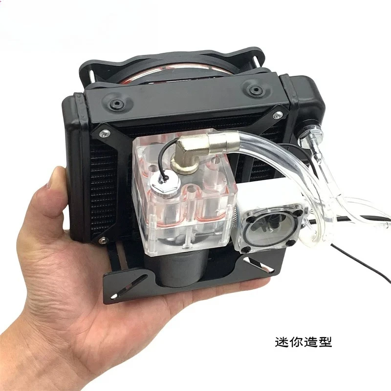 water-cooled radiator, mobile phone, notebook 3D printer, mini portable, external integrated heat dissipation machine