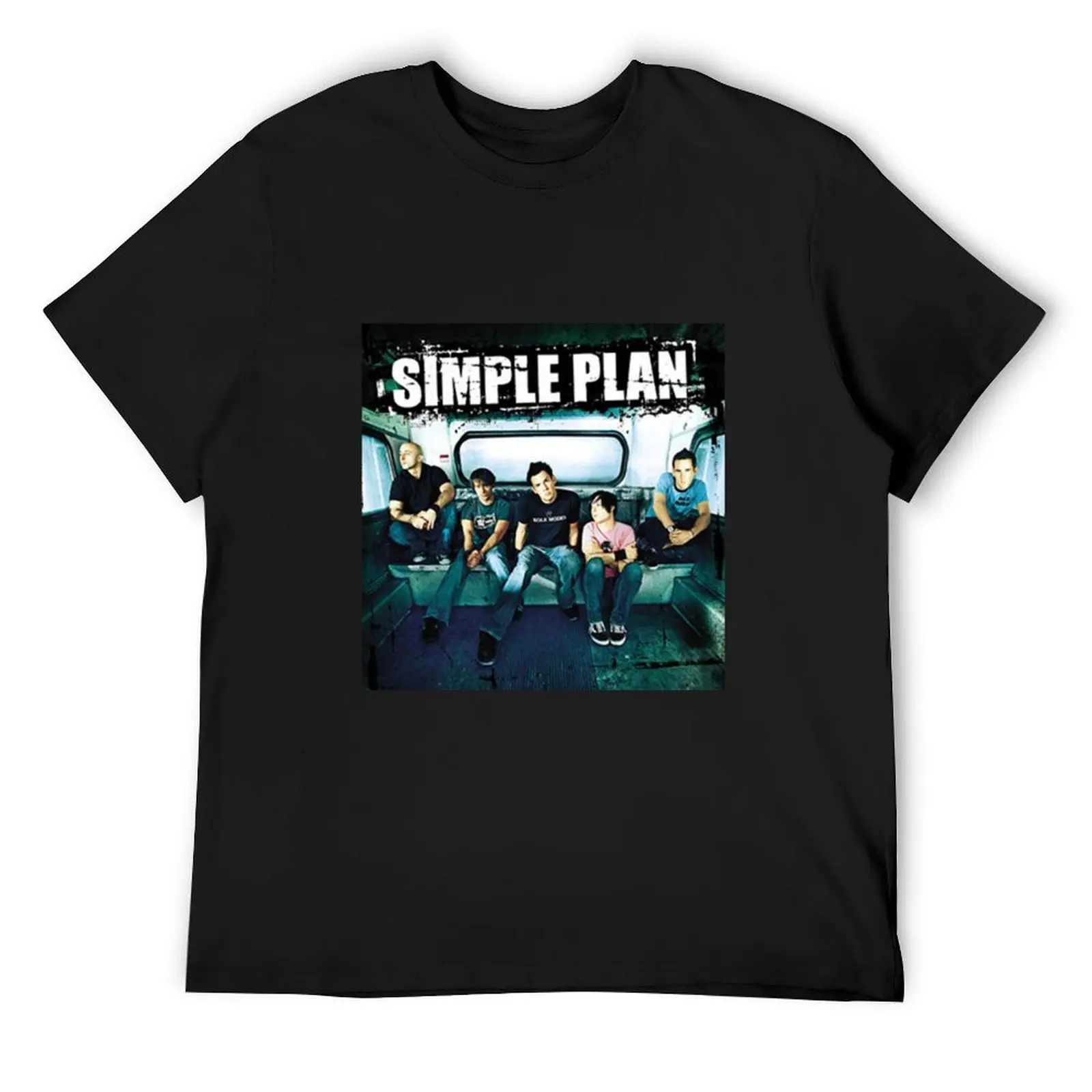 Футболка SIMPLE PLAN больших размеров, необходимая футболка, таможенный дизайн, комплект мужских футболок с рисунком