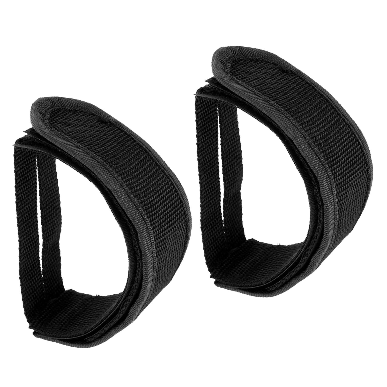 

Bike Pedal Straps Black Nylon Adjustable Toe Clip Bands for Fixed Gear Mountain Road Bike Anti-Slip Foot Safety