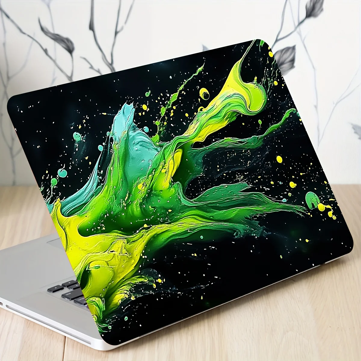 

2 Piece Abstract Art Vinyl Decal Laptop Case - Scratch Resistant, Ideal for Laptops, Cars, Helmets, Motorcycles, Refrigerators,
