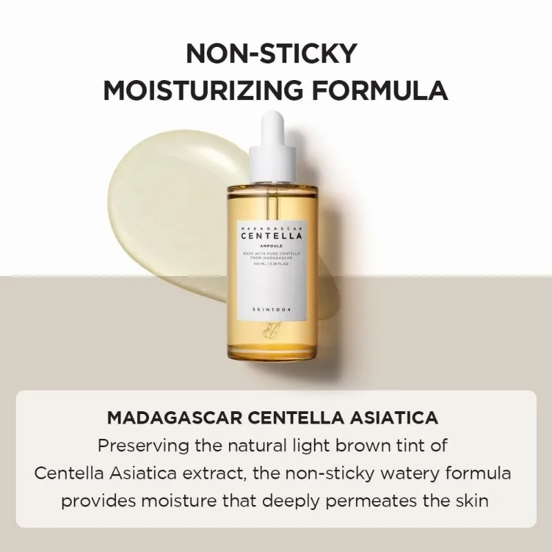 100ML Original SKIN1004 Magasca Centella Ampere Facial Essence Moisturizes Moisturizes Sooths Calms Sensitive Skin