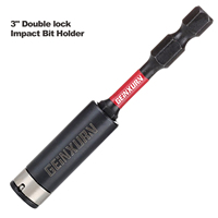 Geinxurn 3Inches Impact Magnetic Screwdriver Bit Holders, S2 Alloy Steel Hex Shank Extension Socket Drill Bit Holder