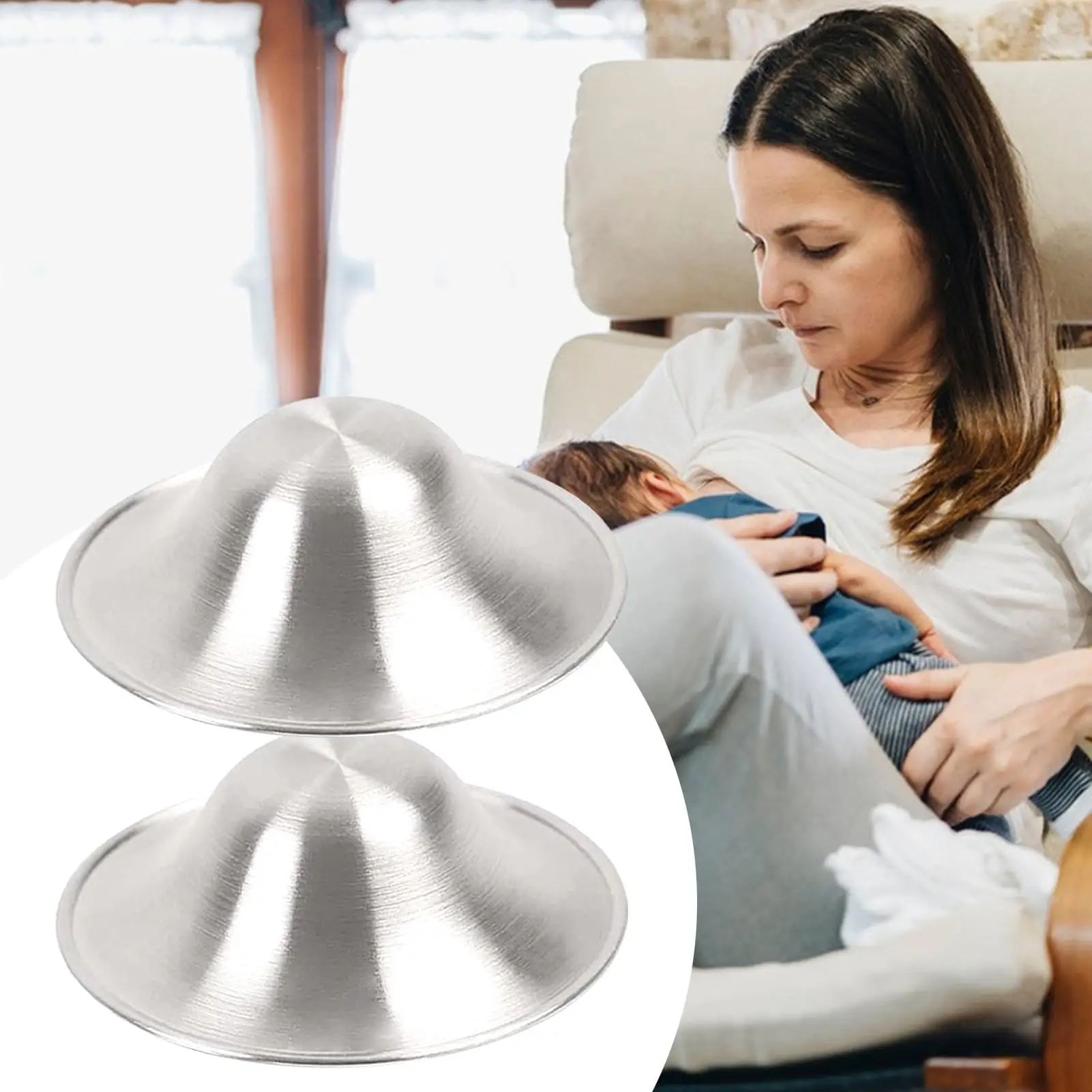 الحلمة درع الثدي للتمريض أغطية الحلمة المعدنية للرضاعة الطبيعية لينة مريحة البرازيلي درع يغطي للتغذية رعاية أمي