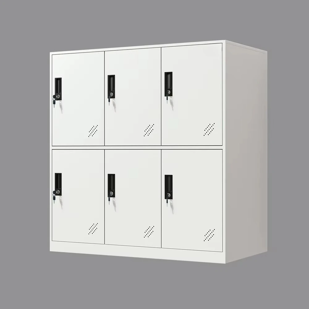 Modern Versatile Lockable Metal Lockers Utility Storage Cabinet for Outdoor Applications-for Office Home Gym Workshop Bedroom