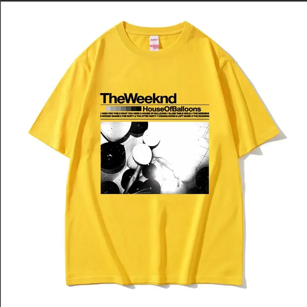 نموذج جديد The Weeknd 90s Vintage Unise تي شيرت جديد تي شيرت s