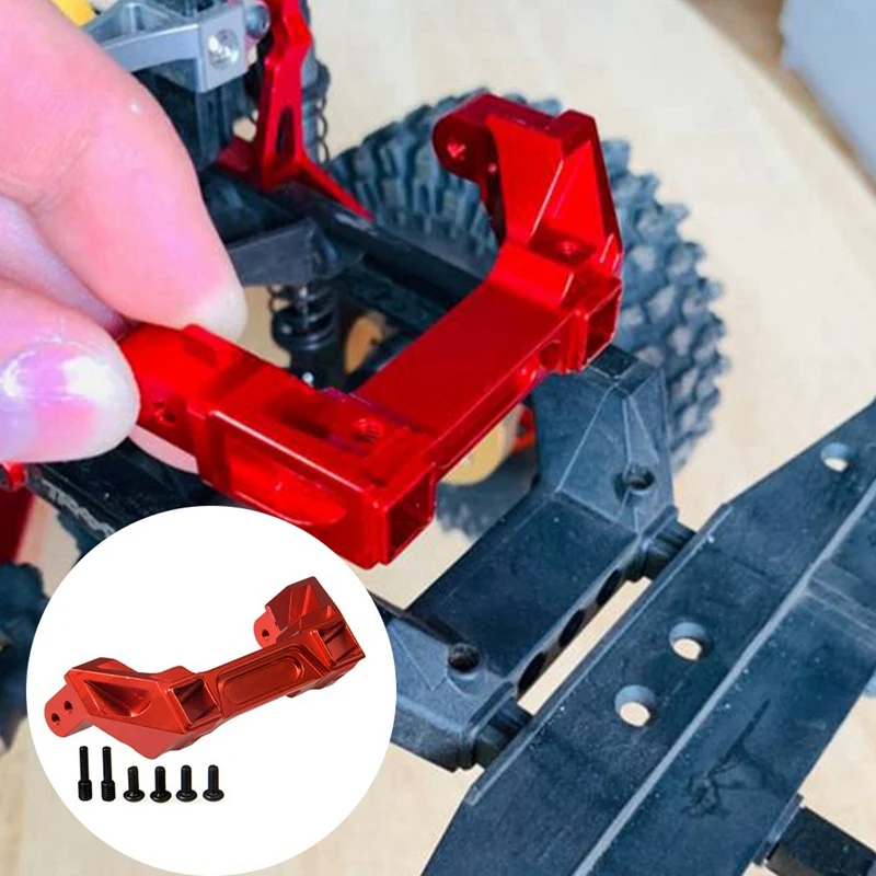 Pièces de voiture sur piste RC TRX4, support de pare-chocs arrière en métal et aluminium pour TRX-4 8237, pièces de mise à niveau 10 pare-chocs Trx4