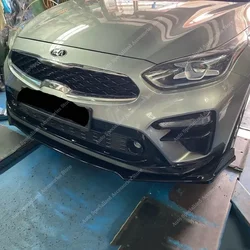 For KIA Cerato 4th 3Pcs Car Front Bumper Lip Spoiler Splitter Diffuser Cerato/K3/Forte BD EX 2018-2021 Pre-Lci Bodykits Tuning