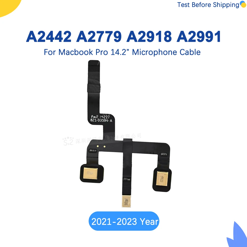 A2442 A2779 Microphone Cable 821-03594-A For MacBook Pro 14