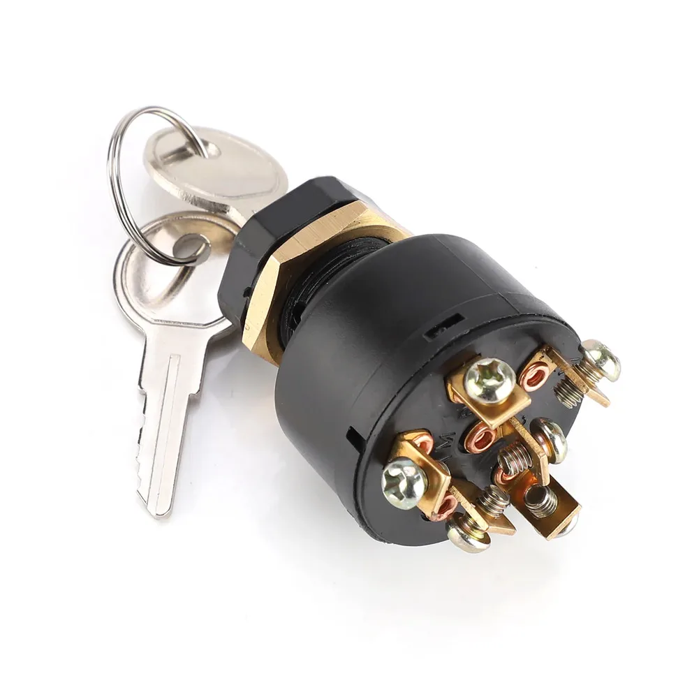 Marine Vehicle Accessory Ignition Switch Non-conductive Housing Push To Choke Inner Seal Design Non-Conductive Housing