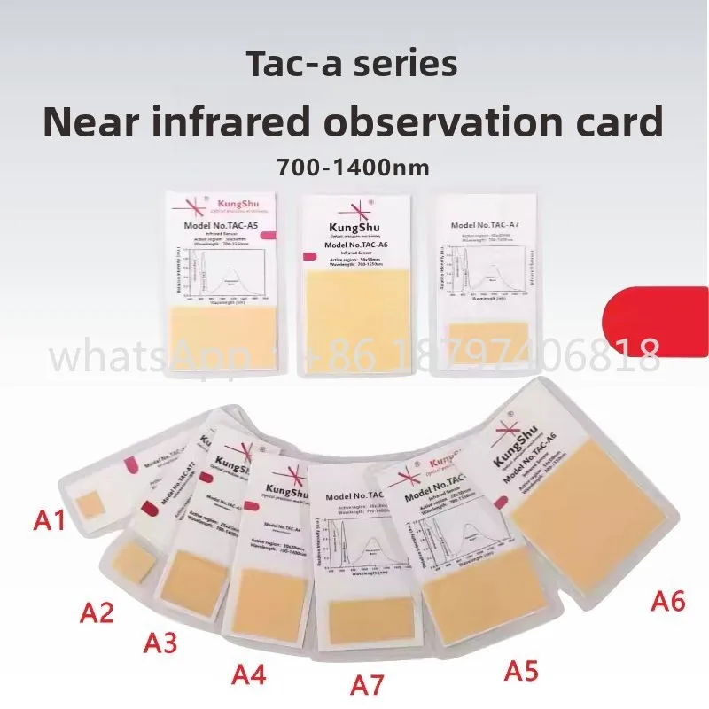 cartão de detecção e observação de display infravermelho próximo Cartão de chip de duplicação de frequência laser VRC5