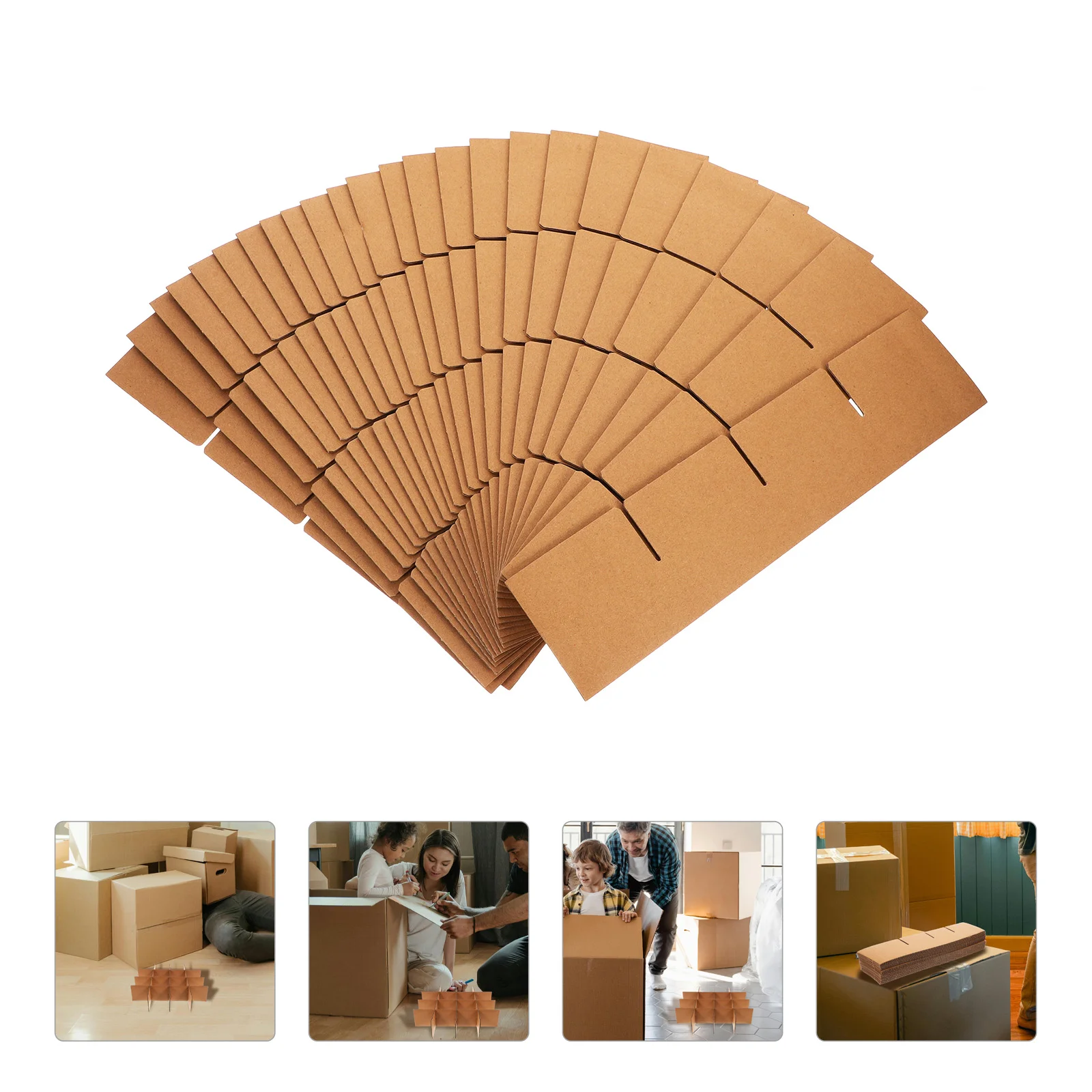 24 PCS Partition Plate Logistics Packaging Box Paper Cardboard Dividers for Packing Boxes