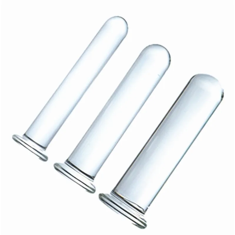 Small glass Butt Plug Prostate Massage G-Spot Stimulation Anal Dilator For Women Adult Sex Toys Erotic Games backyard stick