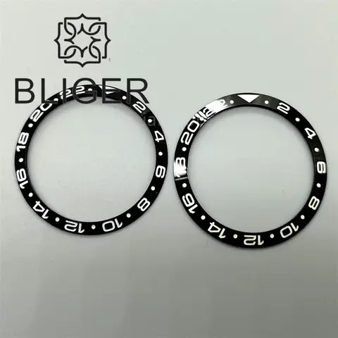 BLIGER 34mm/35mm diameter klockinfattning Super Vintage Fladdermus/Man Blå Röd Insats C3 Grön Lysande Passar 36mm/38mm S/U/B Klockboett 10 best sales 35 mm raminsats - №1