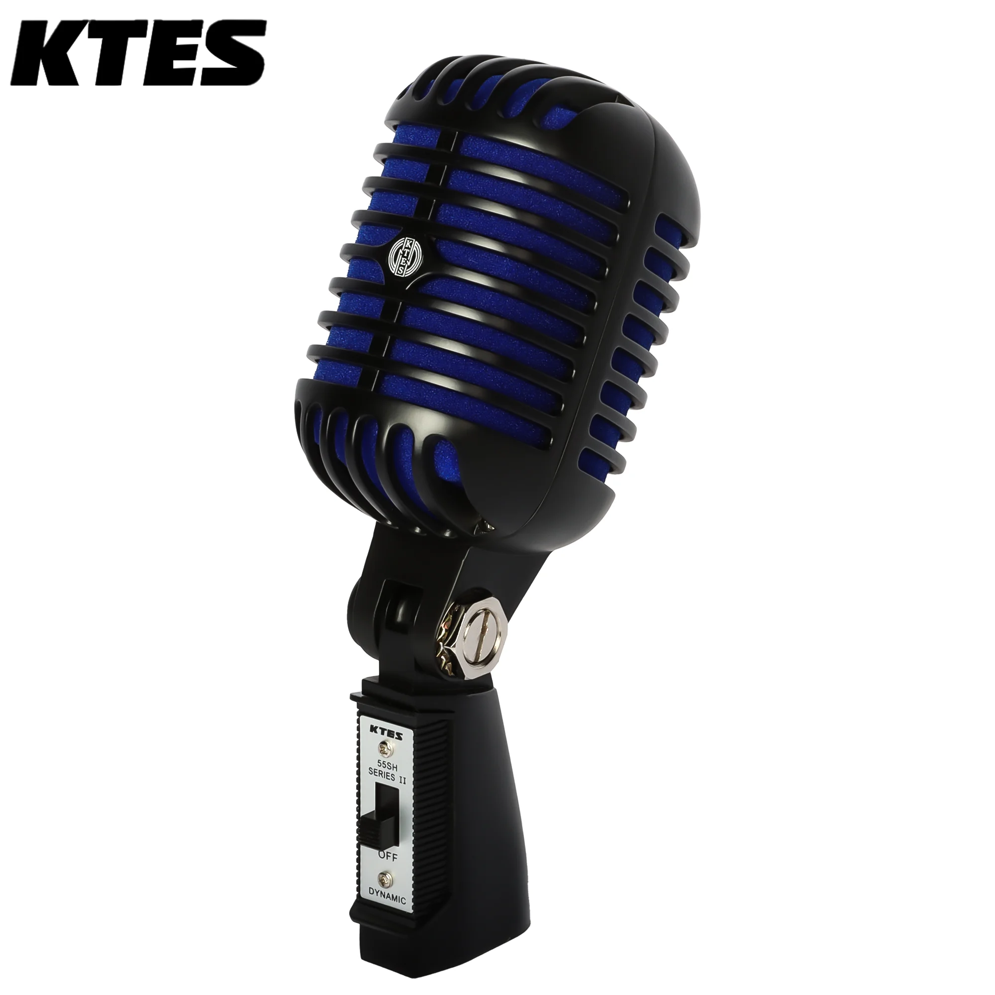 

Винтажный динамический микрофон KTES 55SH XLR, кардиоидный, ручной, металлический, для живого вокала, подкастов, караоке, сцены