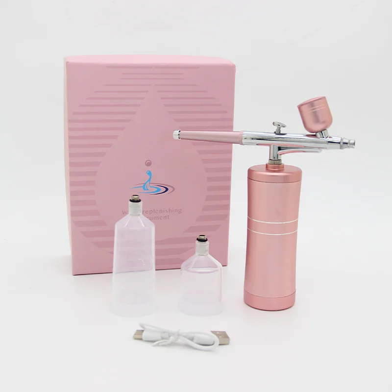 Rechargeable Portable Airbrush Paint Spray Gun Airbrush For Nail Art Cake Pastry Painting Barber Makeup Facial Beauty Skin Care