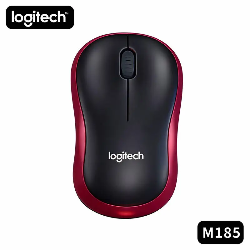 

Logitech M185 Wireless Optical Mouse Reliable 2.4GHz Wireless USB Nano Receiver Included Black Grey Blue