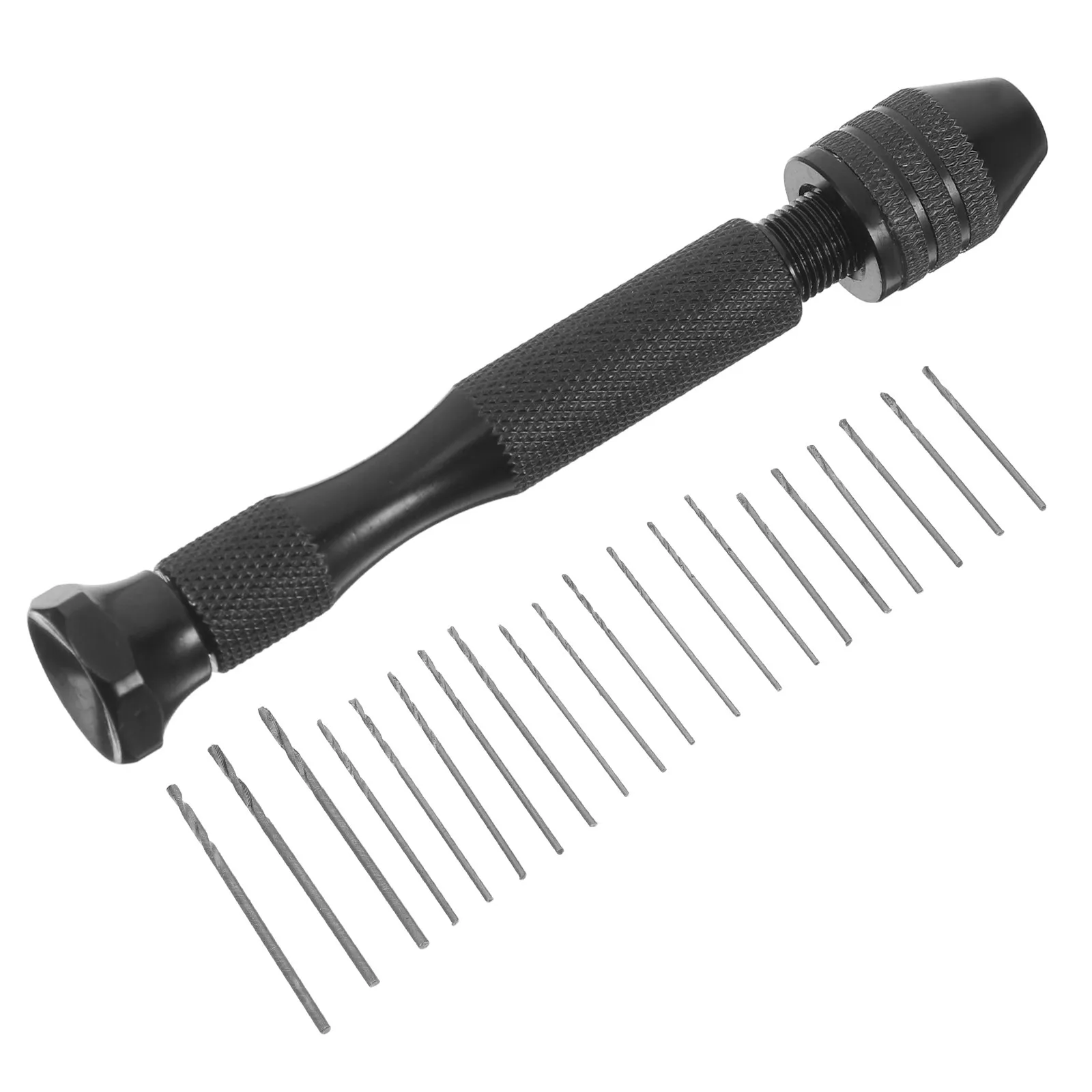 1Set Manual Hand Drill Ergonomic Pin Vise Small Drilling Tool for Jewelry Woodworking Beads Resin Crafting DIY