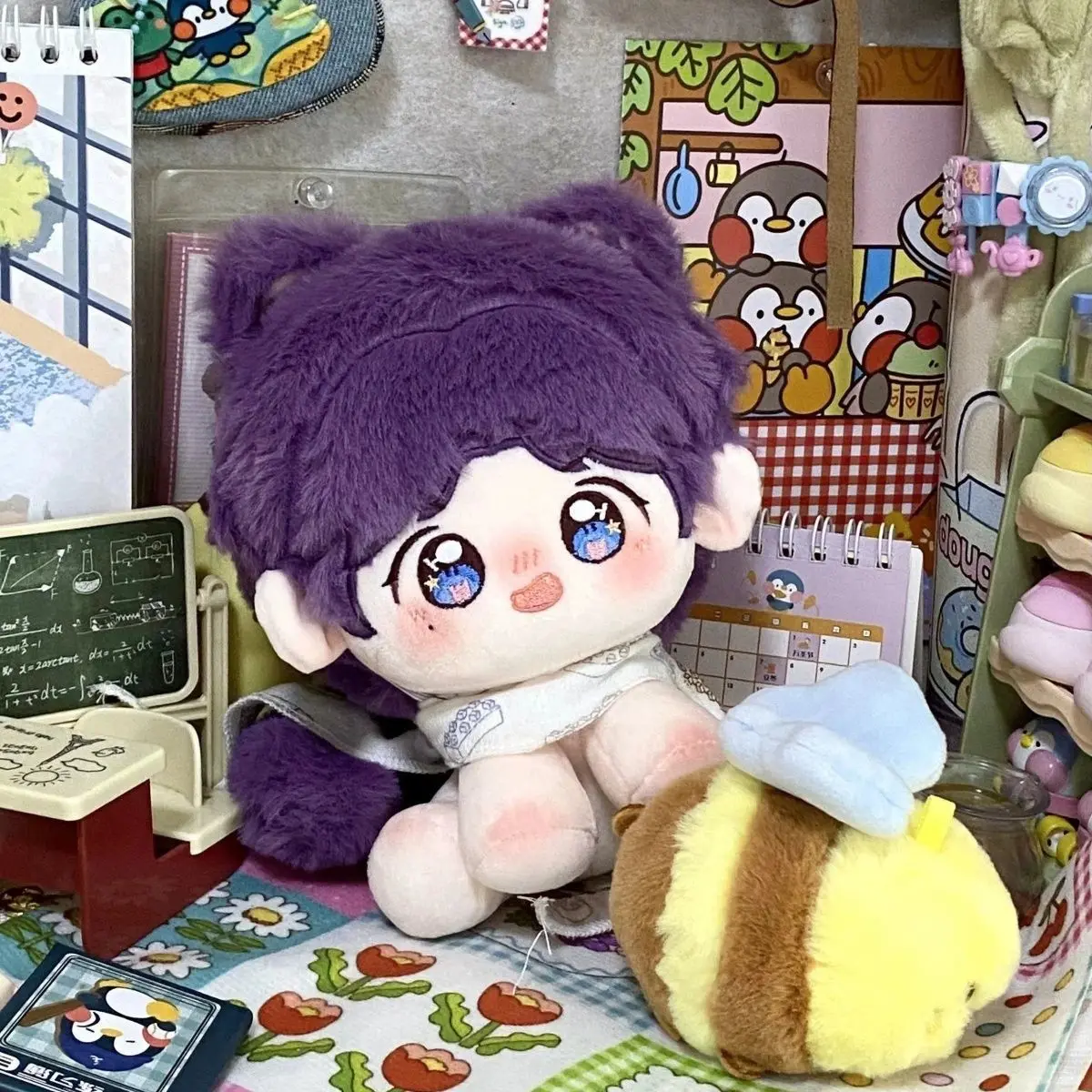 15cm 봉제 게임 애니메이션 러브 앤 딥스페이스 라파예 작은 상어 유 앉아있는 포즈 바디 플러시 인형 장난감 소프트 드레스업 코튼 키즈 선물