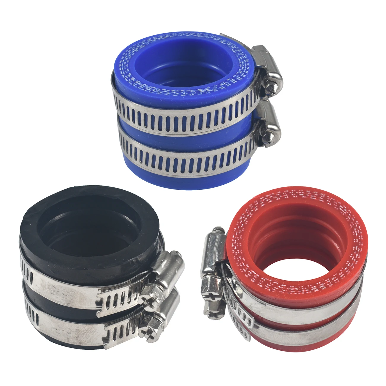 Sthus azul negro rojo 1 Uds colector adaptador para Kawasaki KX60 1983-2003 KX65 2000-2014