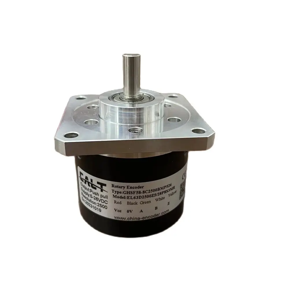 Imagem -03 - Codificador Rotativo El63d1000z5 28p8s3mr Substituição Push Pull 2500ppr Flange Encoder Incremental Óptico 360 600 1000 1024