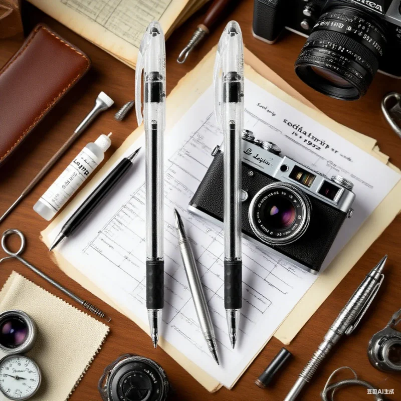 Canetas esferográficas Comfort Grip 0,7 mm - 2 sessões longas de ponta fina