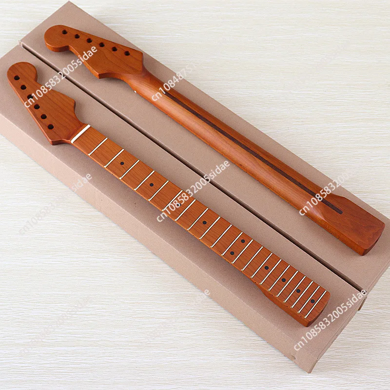 

Electric Guitar ST Neck 6String 21Fret Roasted Maple Matte Cow Bone Pillow Guitar Handle Electric Guitar Instrument Accessories
