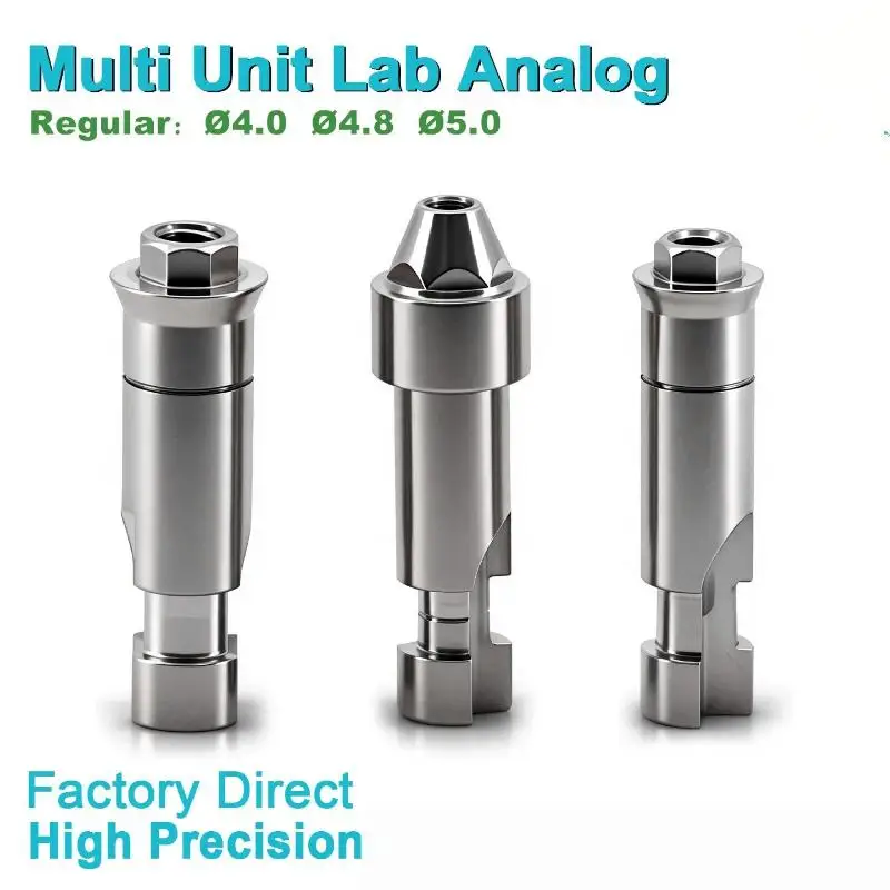 Dental Implant Composite Multi Unit Analog Perfectly Compatible With Osstem System For Lab Clinic Use Multiple Sizes Available