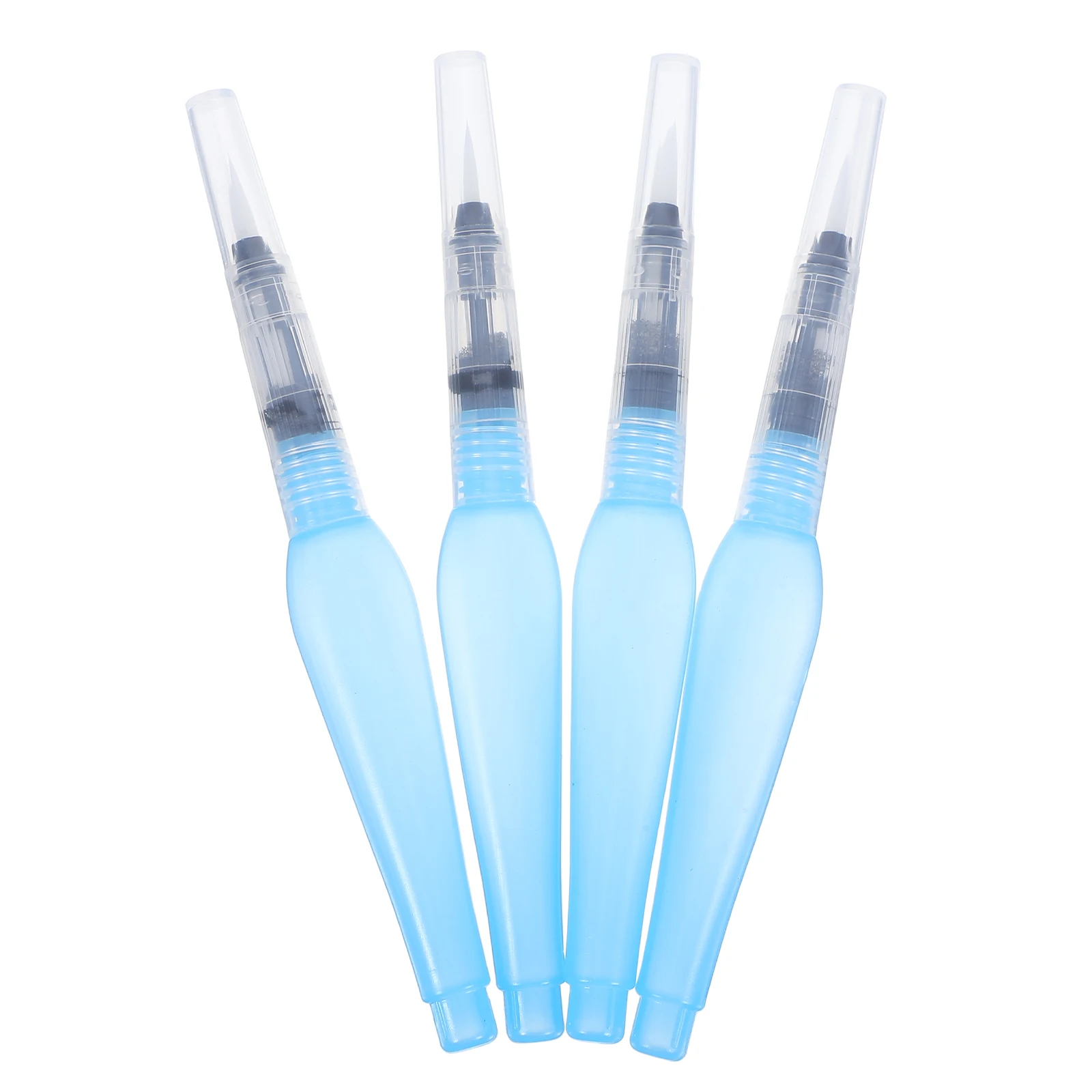 4 قطع قابلة لإعادة الاستخدام فرشاة ألوان مائية مجموعة أقلام غرامة تلميح التحكم الدقيق لا سبلاش لطخة مقاومة للفنانين الطلاب