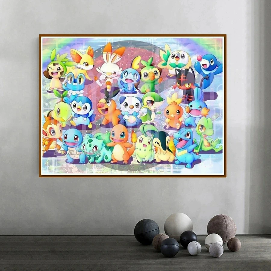 Pikachu Anime Characters Diamo - Home Decor Bali avis et prix